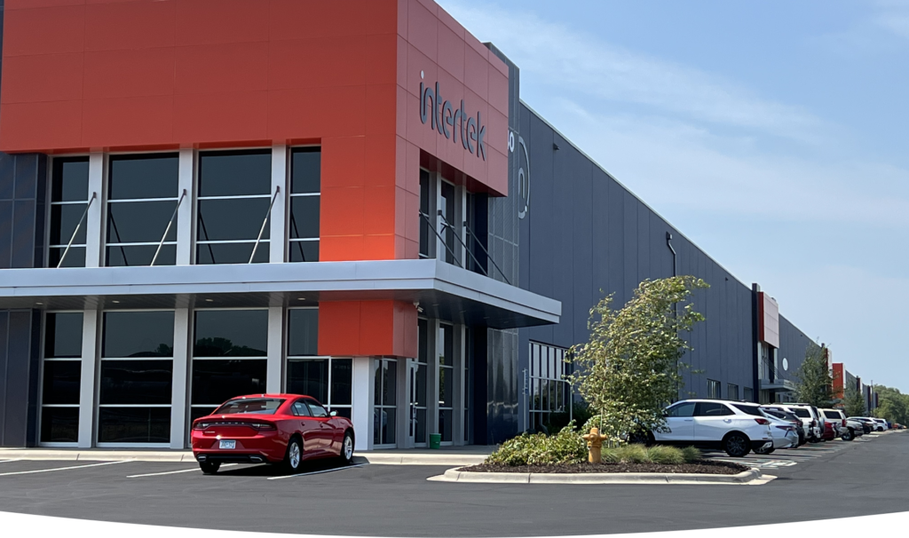 Modern Commercial Building Painted Orange and Gray - Fresh Paint, INC - Commercial Painting Contractors, Retail and Industrial Painting Contractors, MN